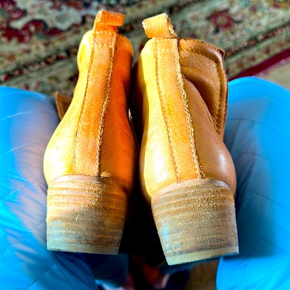 Free People Leather and Suede Booties Size 10 - Picture 6 of 11